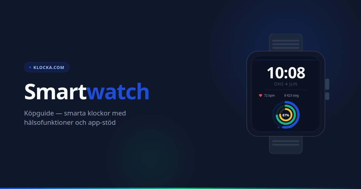 Smartwatch — smarta klockor